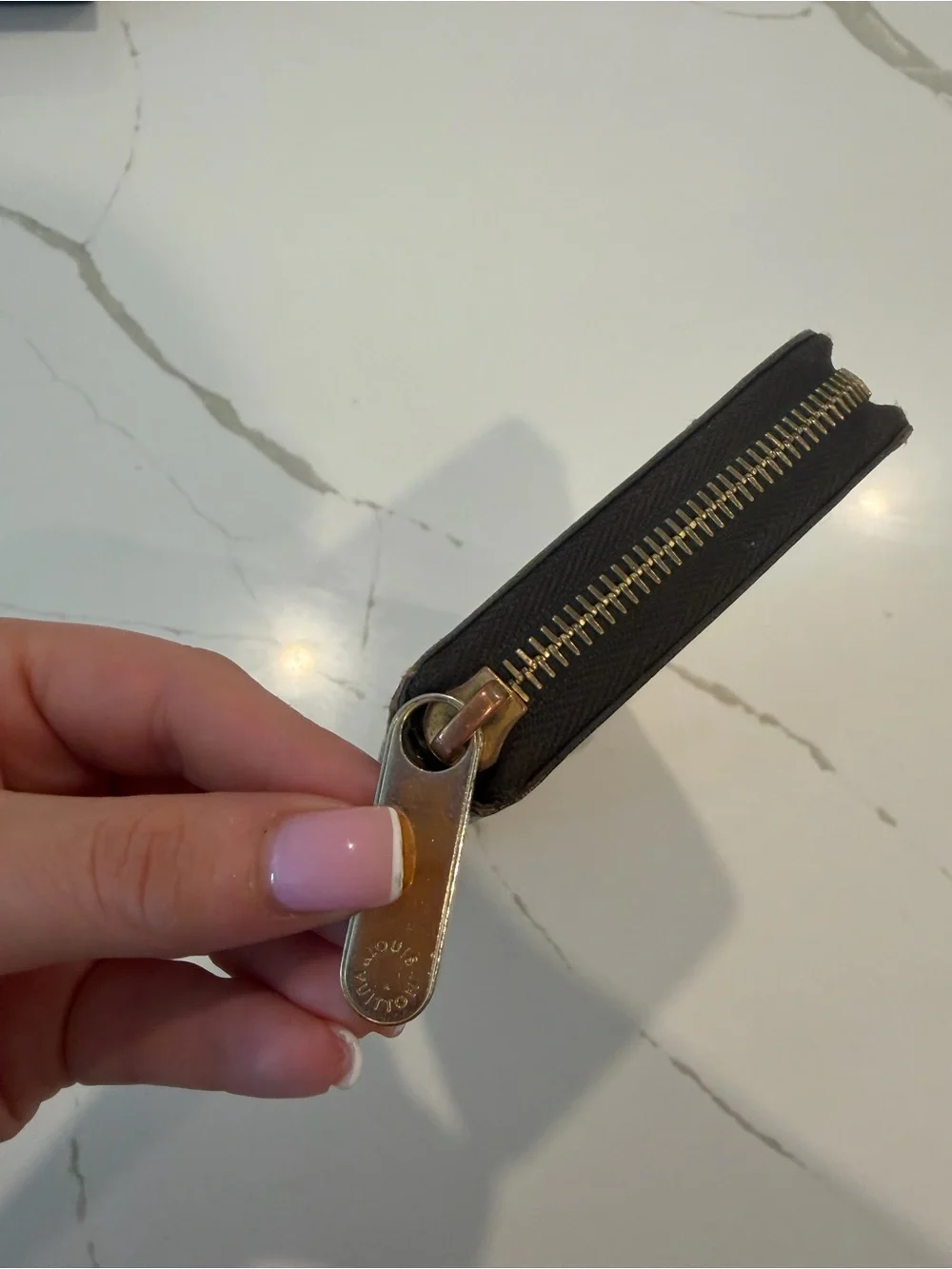 Louis Vuitton gold around